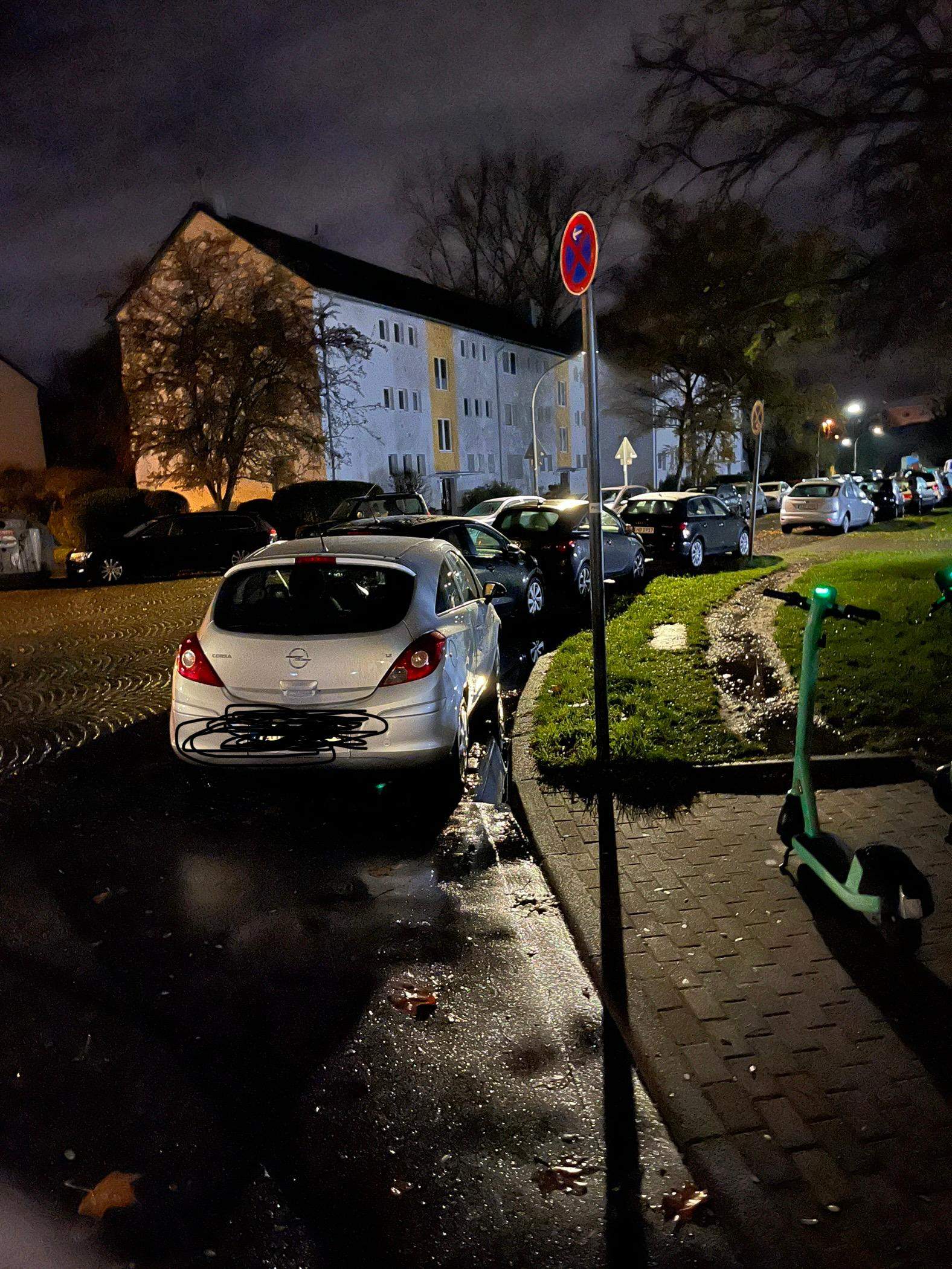Welche Strafe erwartet mich, wenn ich so parke? (Auto, Polizei ...