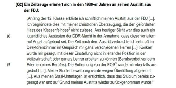 Welche Unterschiede  haben die Zeitzeugen der FDJ  Welche Unterschiede  haben die Zeitzeugen der FDJ