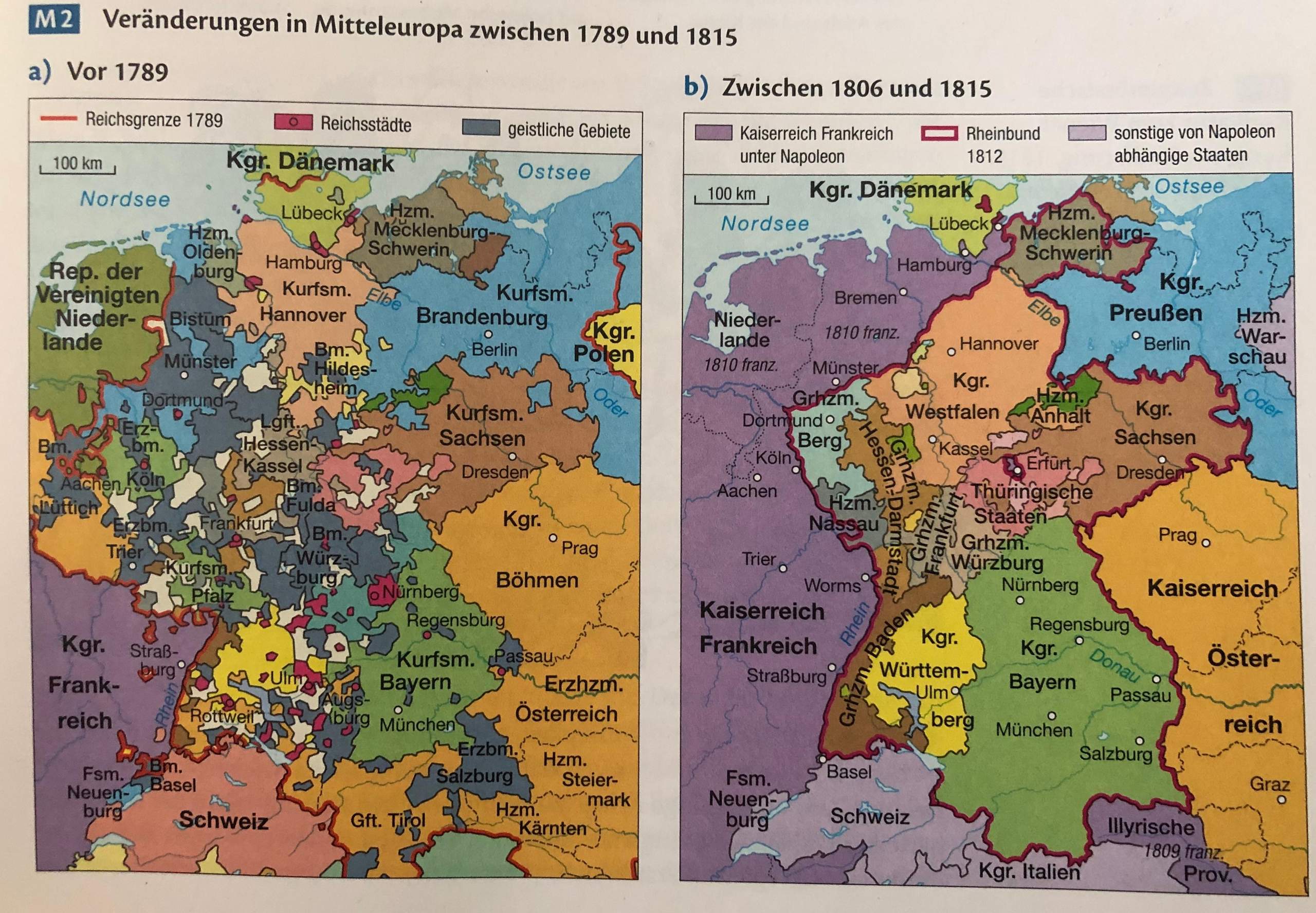 Welche Veränderung ergab sich unter Napoleons Herrschaft in Bezug der Welche Veränderung ergab sich unter Napoleons Herrschaft in Bezug der