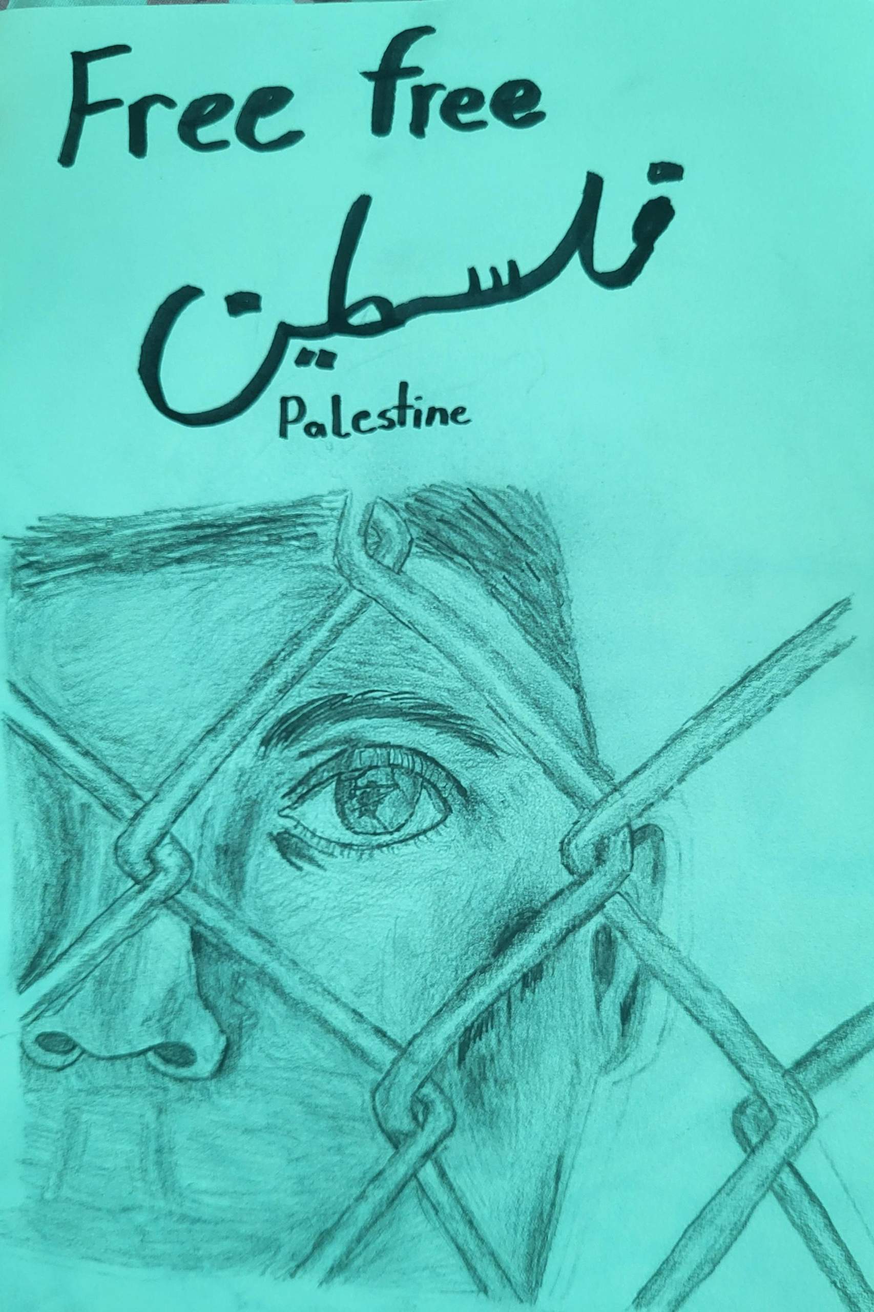 Welche Zeichnung ist besser? (zeichnen, Palästina, Palästinenser)