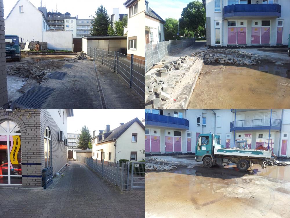 Welchen Bauuntergrund nimmt man für einen Parkplatz im Hinterhof