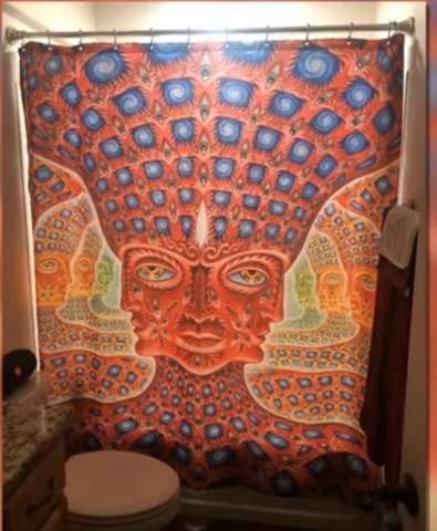 Welchen Duschvorhang würdest du hiervon am ehesten in deiner Dusche aufhängen?