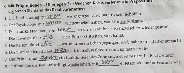 - (Schule, Deutsch, Grammatik)