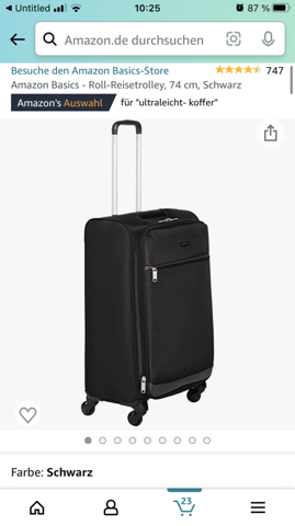 Welchen Koffer soll ich bestellen?