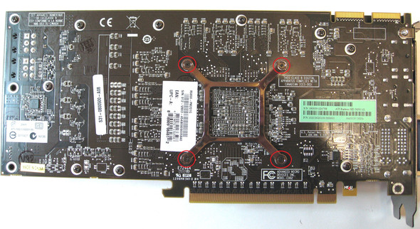 Radeon HD 5850 Rückseite - (Computer, Grafikkarte, Handwerk)