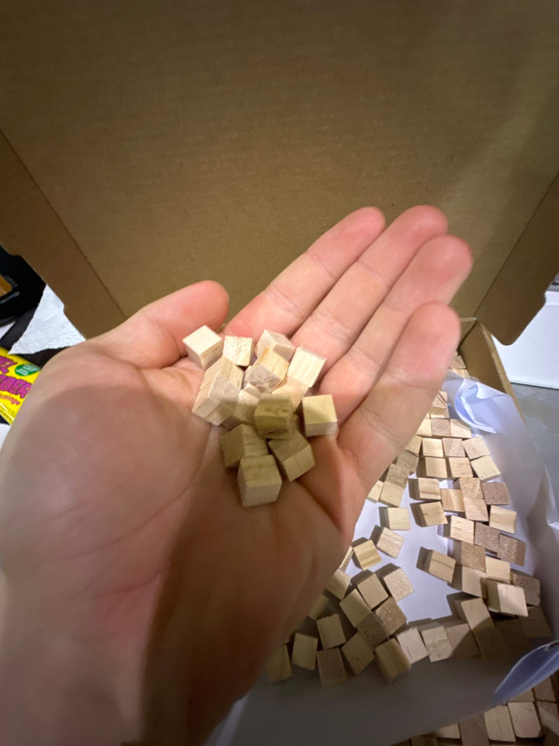 40 Stück Holzblöcke Für Handwerk – Naturbelassen, 11x2,2x0,8 Cm, Zum Bauen, Stapeln & Kreativen Basteln