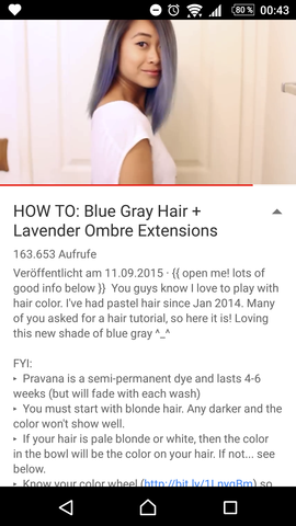 So wie sie die haare hat nur mehr silber und blau wahrscheinlich.   - (Haare, Beauty, Make-Up)
