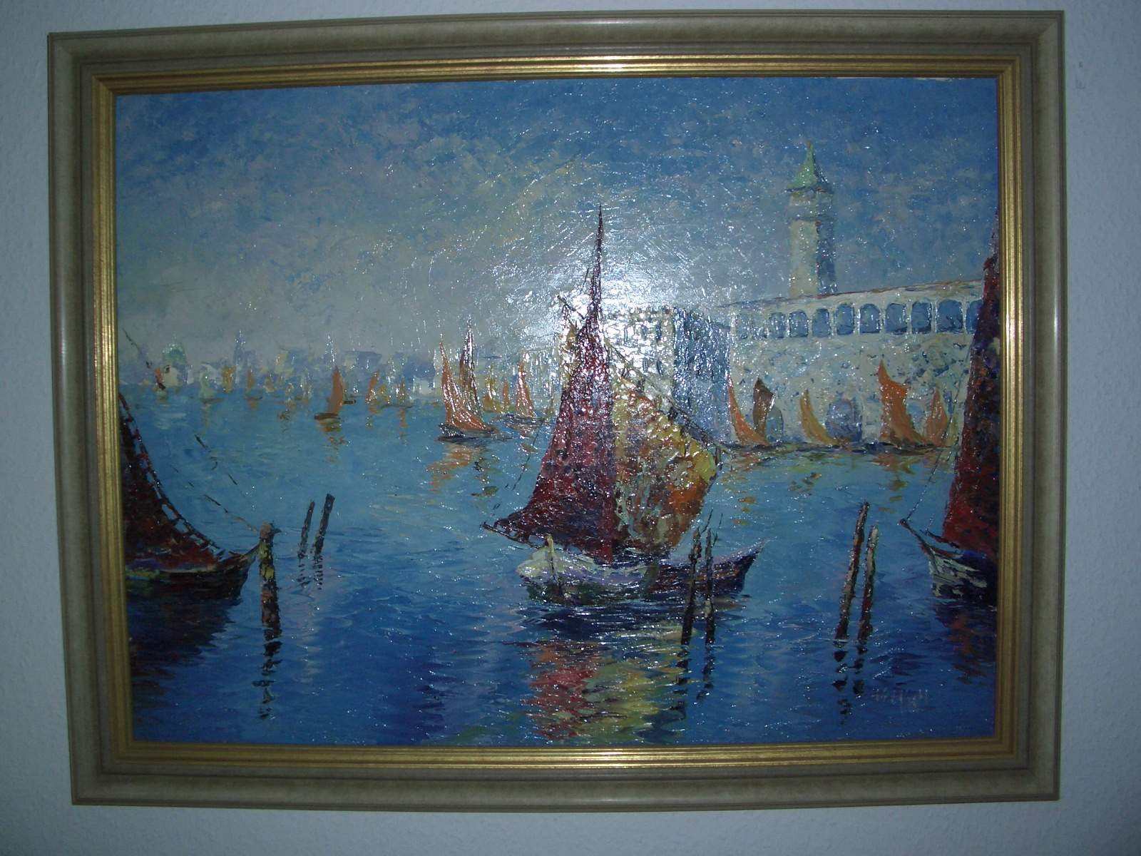 welcher Maler Gemälde Venedig? (Künstler, Malerei, Signatur) welcher Maler Gemälde Venedig? (Künstler, Malerei, Signatur)