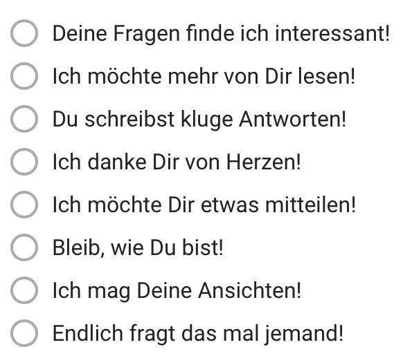 Welches Kompliment vergebt ihr auf Gutefrage am öftesten und welches am