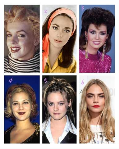 Welches Makeup Jahrzehnt gefällt dir am besten💄?