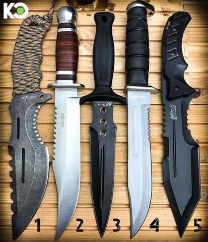 Welches Messer wählst du zum überleben im tiefsten Urwald?