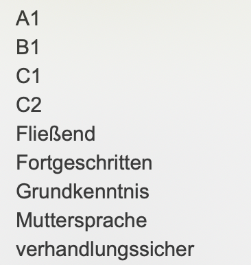 Welches Niveau Soll Ich Bei Der Bewerbung Angeben Schule Arbeit Ausbildung Und Studium Fließend Oder Verhandlungssicher