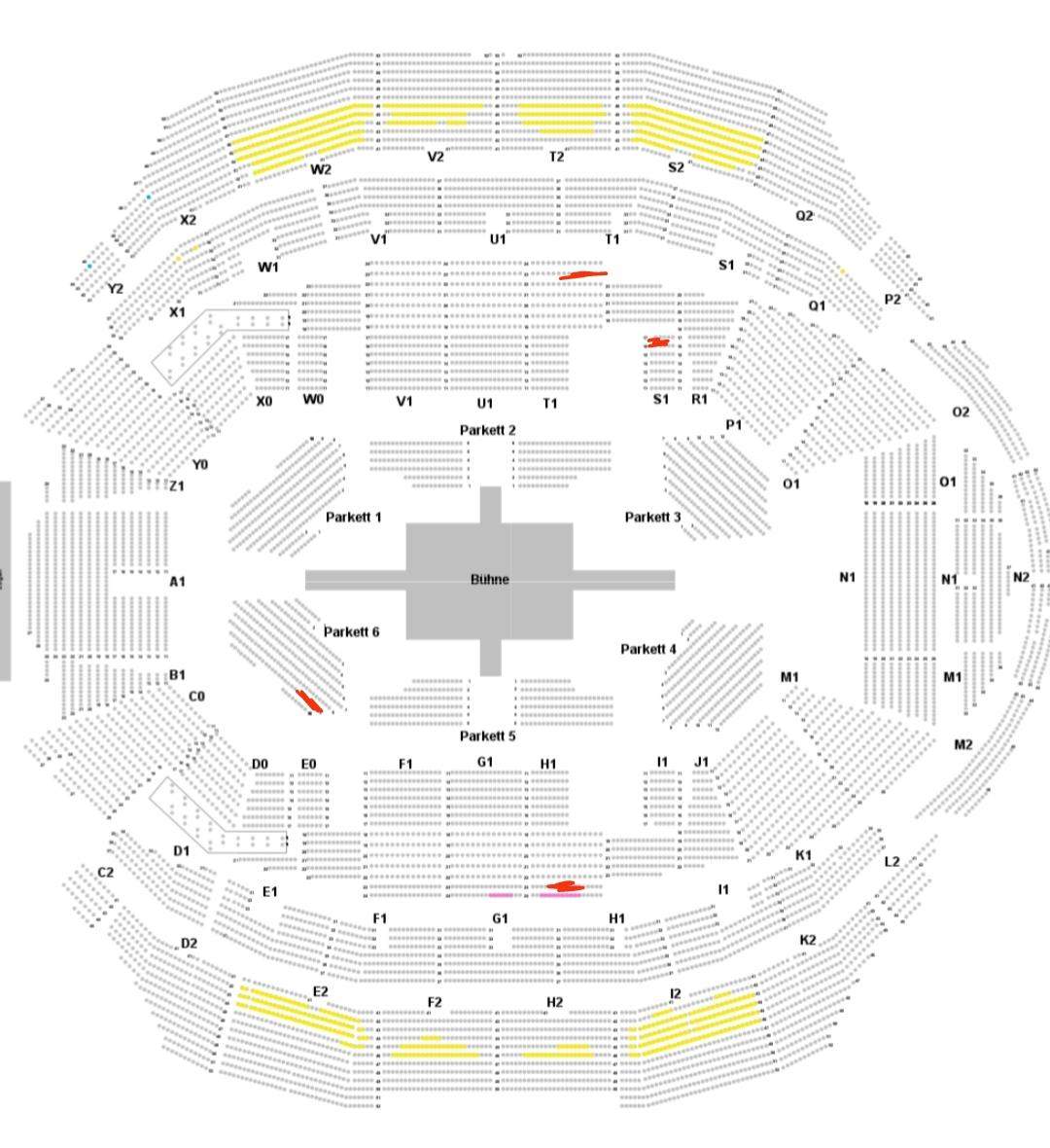 Welches sind die besten Plätze im Hallenstadion Zürich?