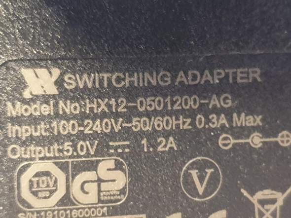 Welches Universal-Netzteil (für einen Wecker): 100-240V  50-60 hz 0,3A max Output 5.0v  --- 1.2A kann ich anstelle verwenden?