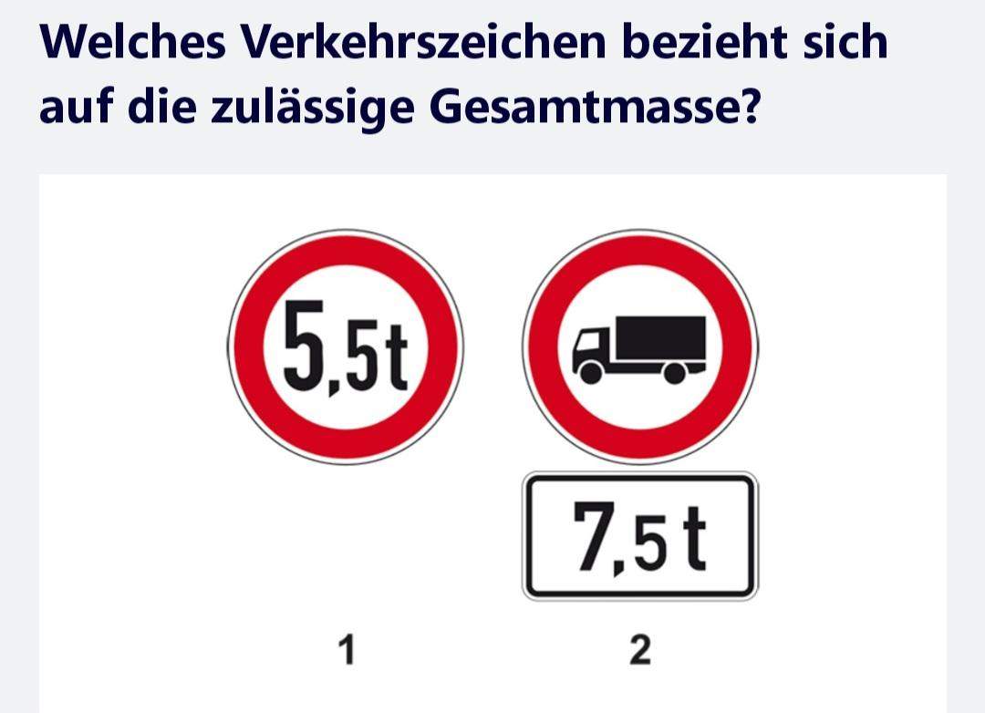 Das Geheimnis Der Gewichtsangaben Welches Verkehrszeichen Bezieht Sich Auf Die Tatsachliche Masse