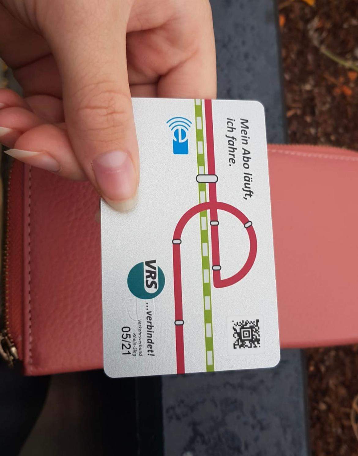Welches VRS Ticket ist das? (Abonnement, Fahrausweis) Welches VRS Ticket ist das? (Abonnement, Fahrausweis)