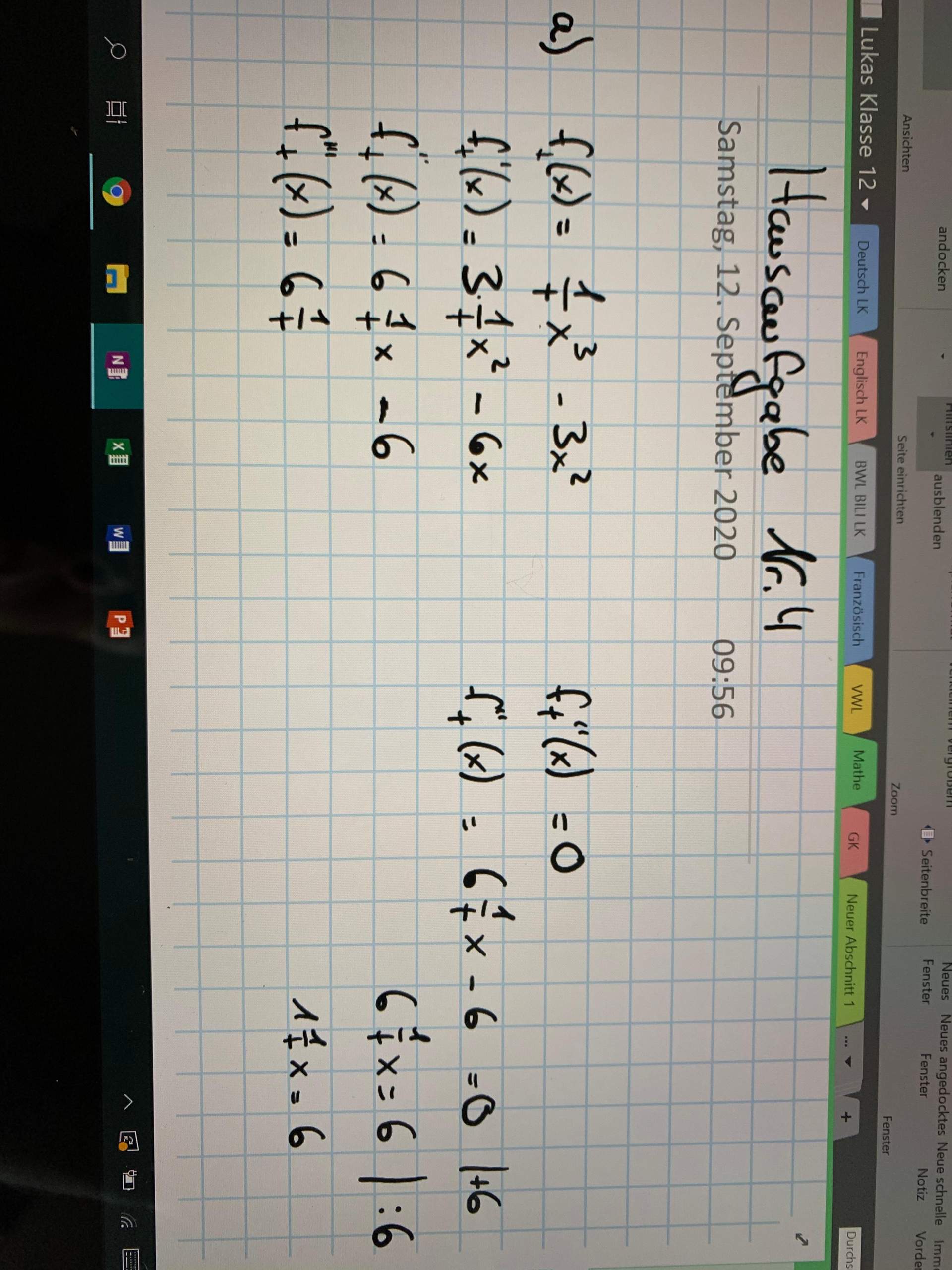 Wendepunkt Berechnen Mit Parameter Schule Mathematik Hausaufgaben 
