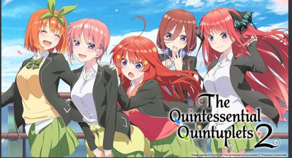 - (Anime, Manga, The quintessential quintuplets )