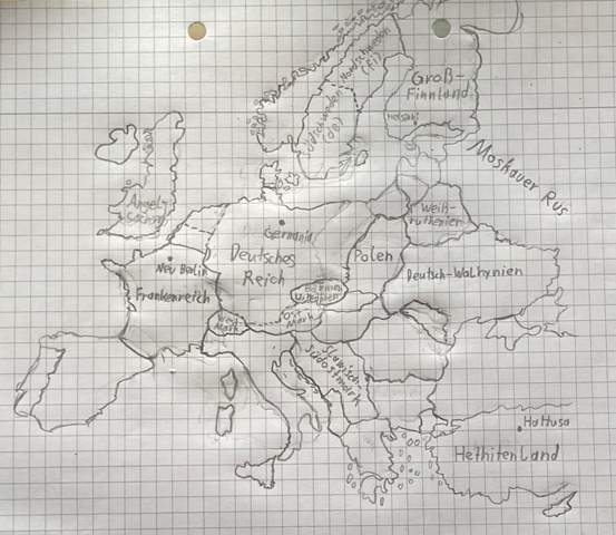 Wenn hitler gewonnen hätte Karte? (Krieg, Europa, Militär)