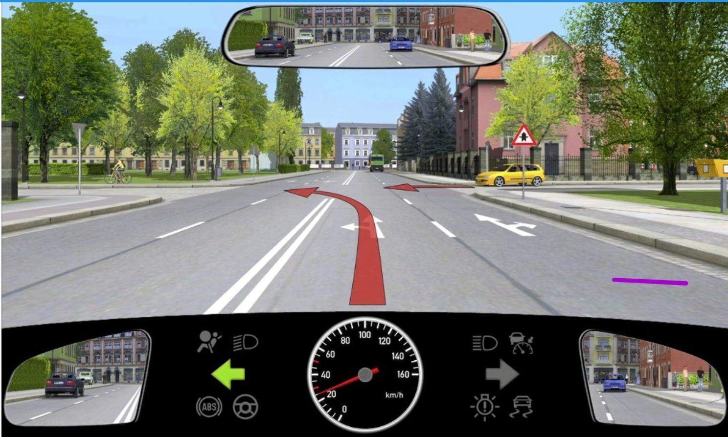 Wer darf zuerst fahren? (Führerschein, Fahrschule)