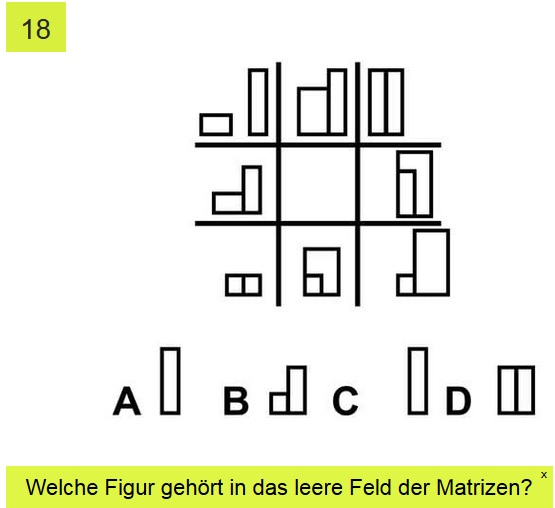 Wer Erkennt Das System In Dieser Iq Test Aufgabe Gehirn Intelligenz