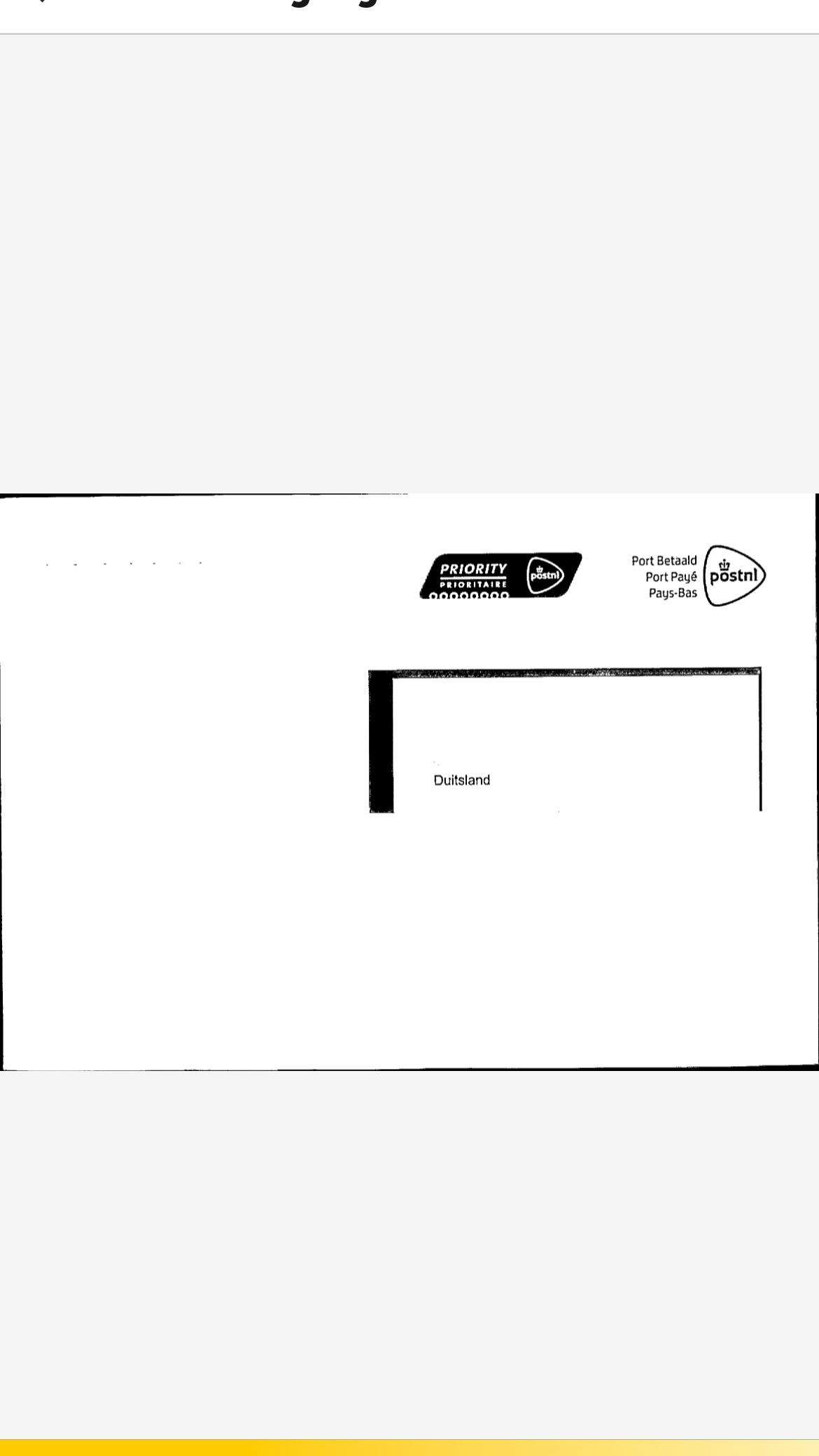 wer ist der absender? (Post, DHL, Brief)