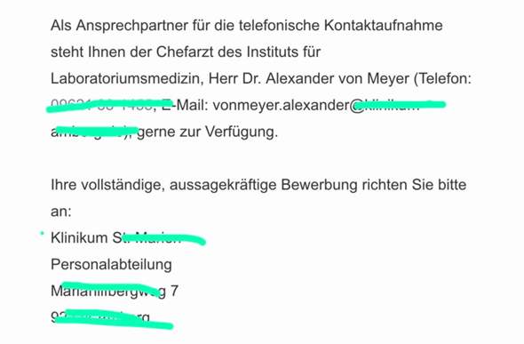 - (Bewerbung, Bewerbungsschreiben, Anrede)