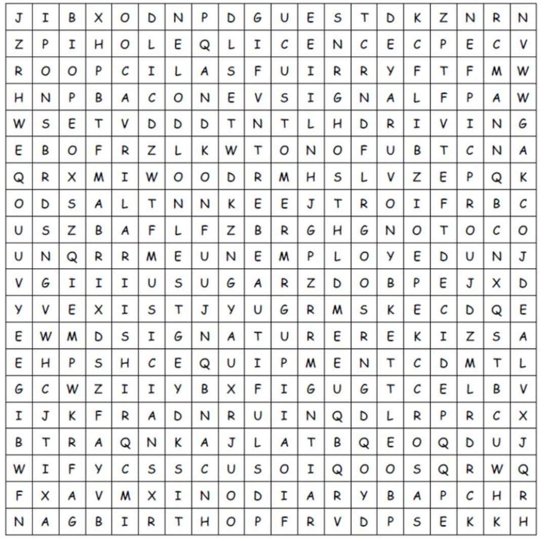 Wer kann alle Wörter im Kreuzworträtsel finden? (Sprache, Rätsel)