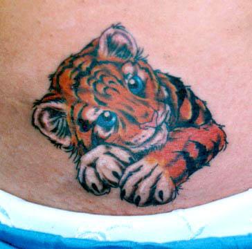 Tattoo  - (zeichnen, danke, Tiger)