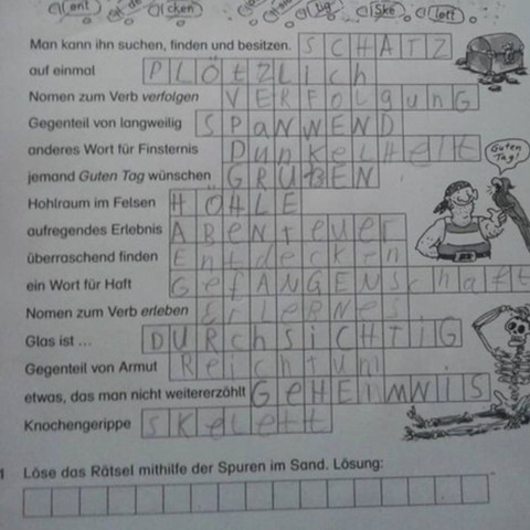 Aufgabe - (Schule, deutsch, Grammatik)