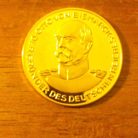 Otto von Bismarck  - (Bismarck, Goldmünzen, Reichsgründung)