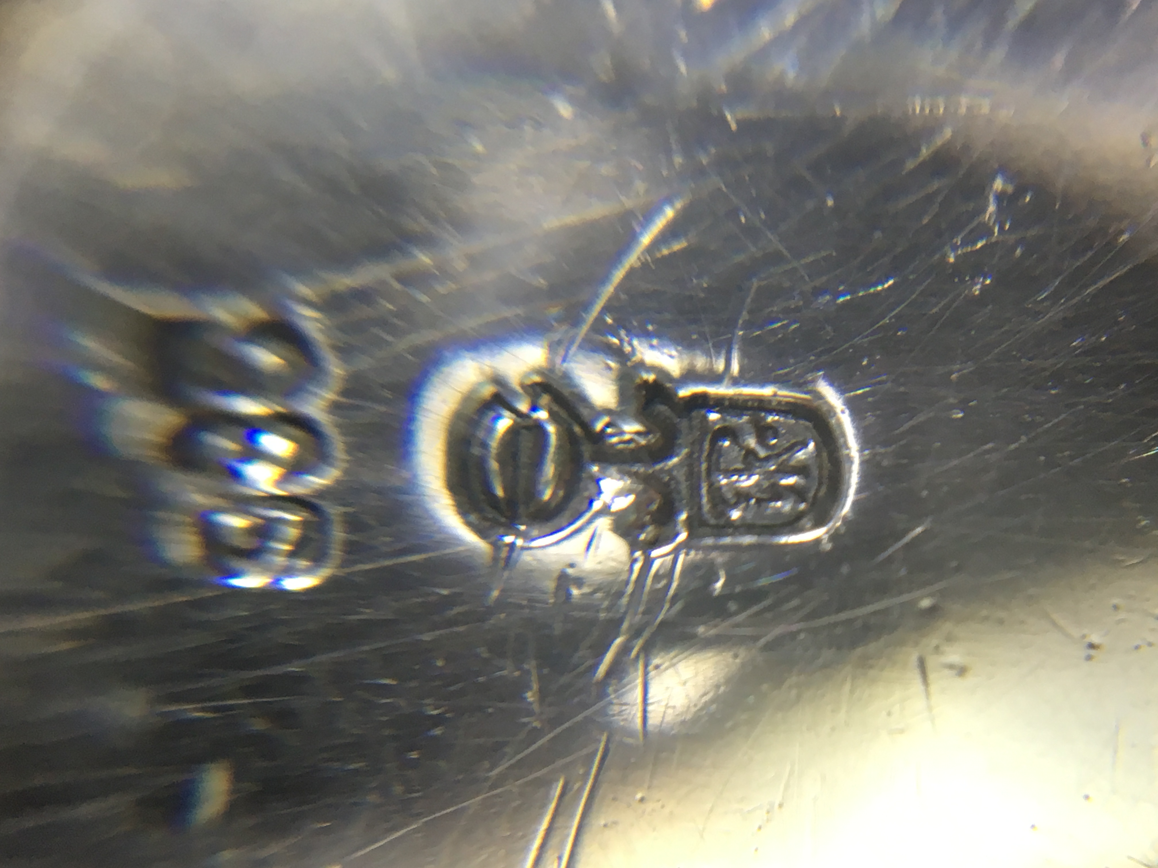 Silber Punze Krone Silber Punze Krone