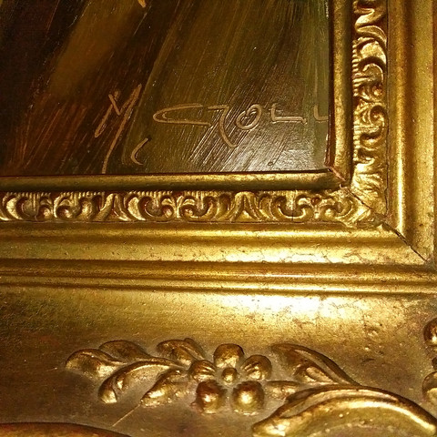 Signatur Und Selbstportrat Des Architekten Edward Ramsey 19