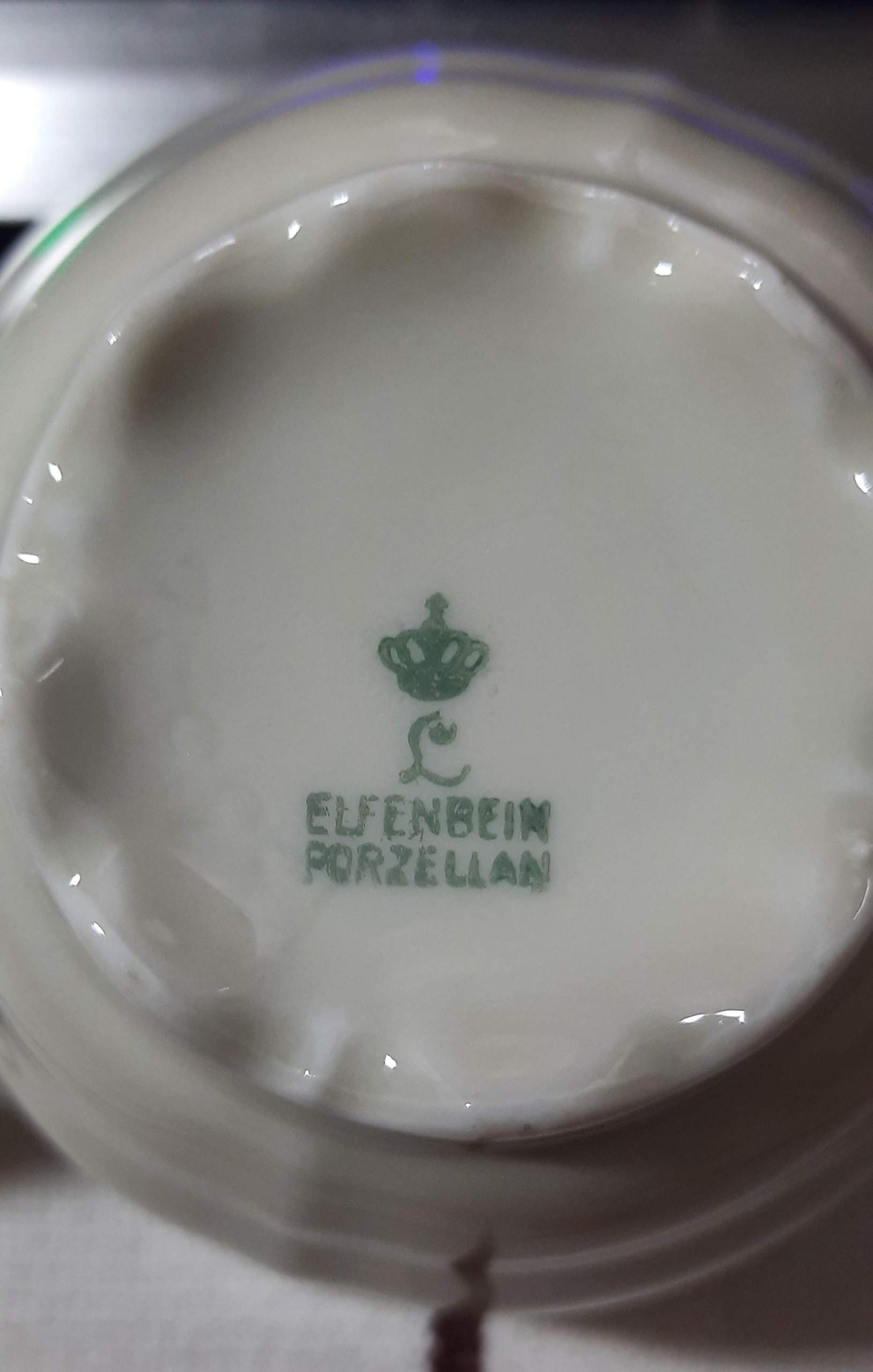 Wer kennt diesen Porzellan Stempel und die Marke? (Antik, Porzellanmarke)