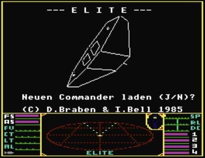 Elite vom Commodore 64 - (Computer, Spiele, Software)