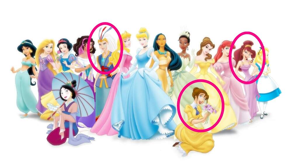 Wer sind diese Disney Prinzessinnen? (Name, Prinzessin)