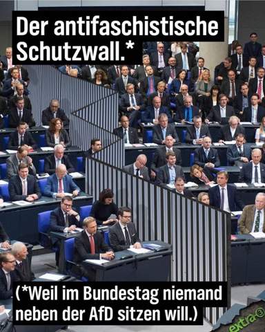 Wer soll im Bundestag neben der AFD sitzen?