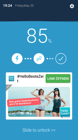 Werbung am Sperrbildschirm - (Handy, Smartphone, App)