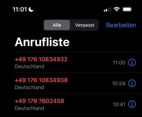 Werd jeden Tag von verschiedene Nummern angerufen und kann sie nicht