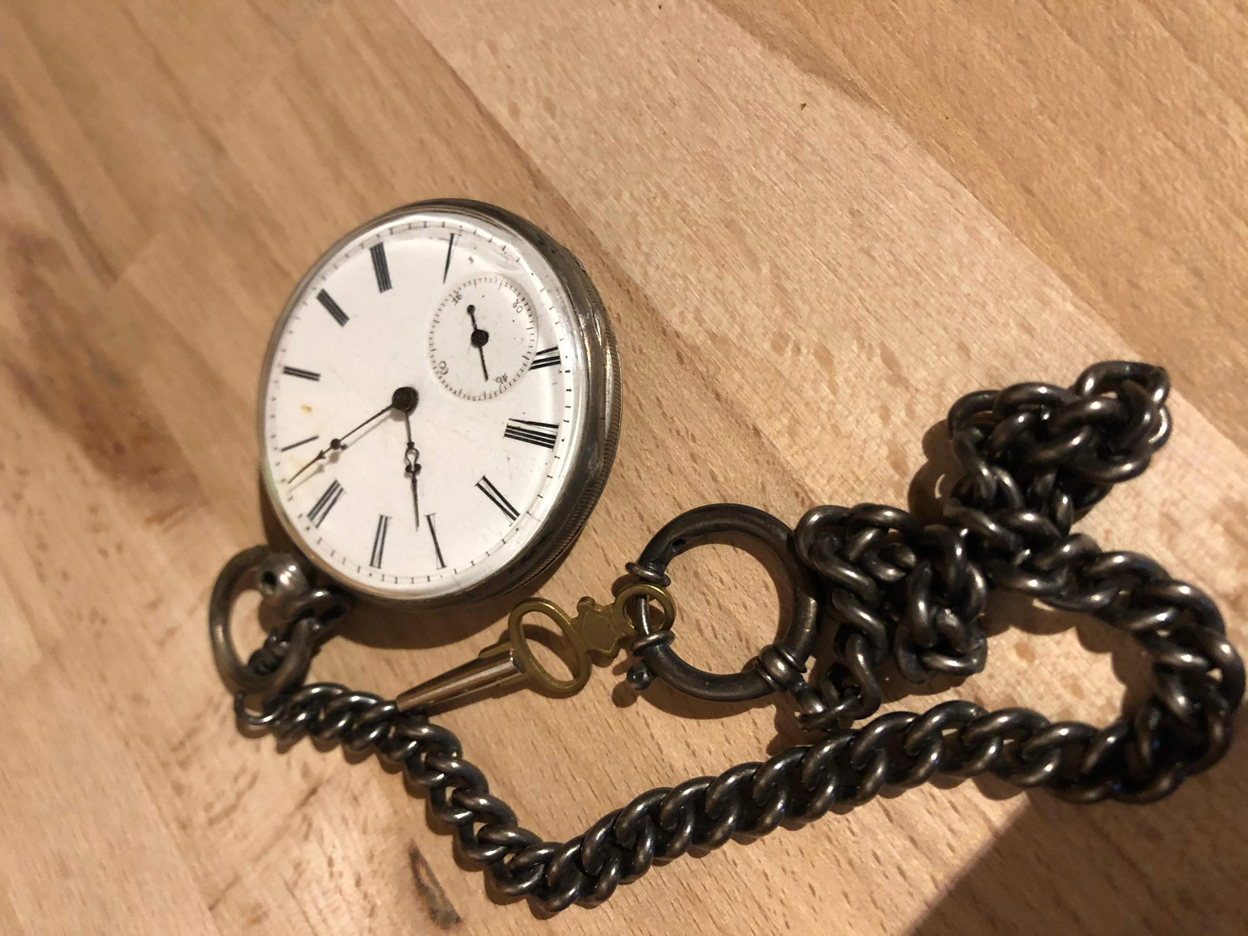Wert einer Taschenuhr bestimmen? (Uhr, Silber, Antiquitäten)