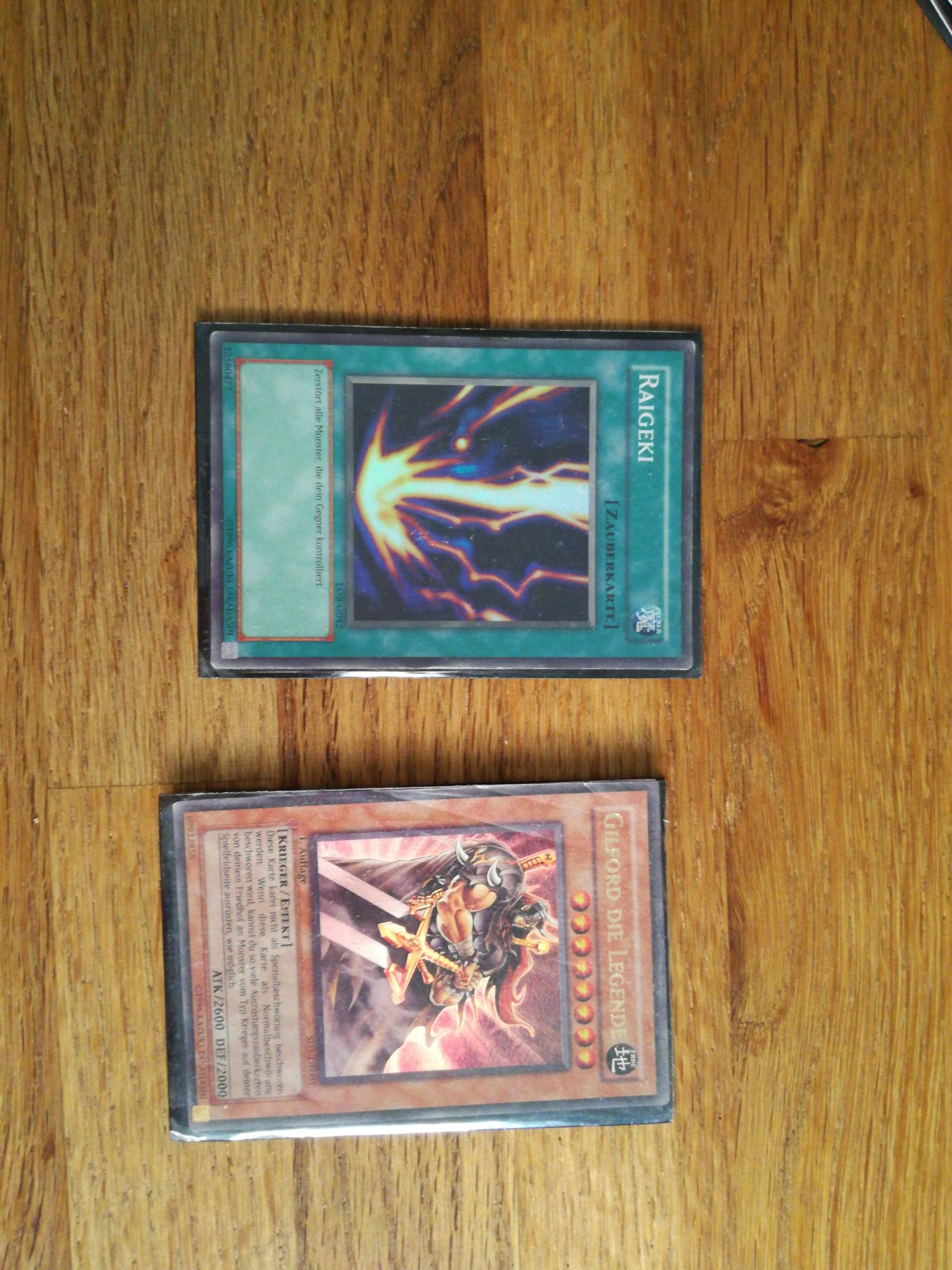 yu gi oh wert der karten