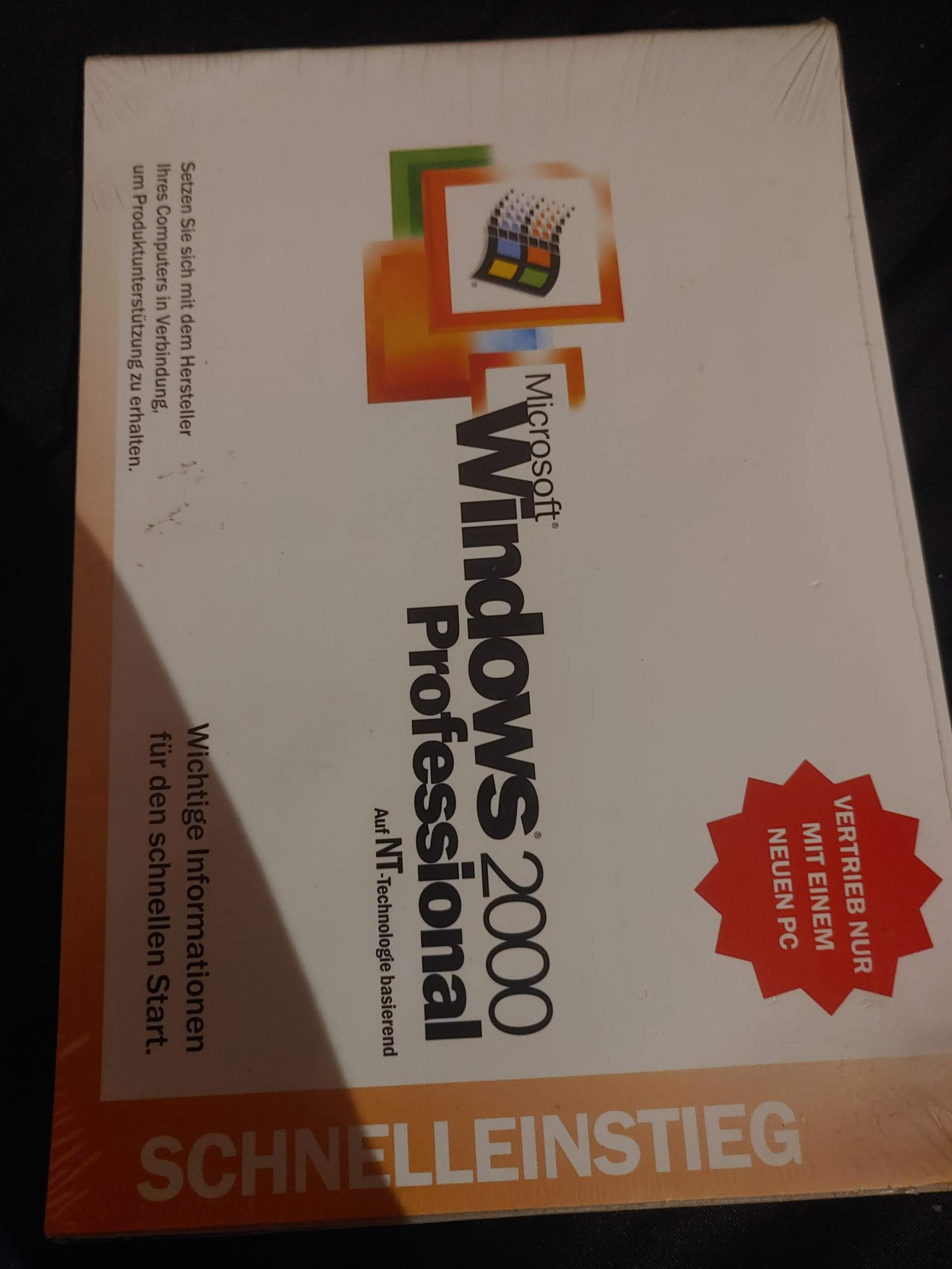 Wert Windows 2000 original verschweißt? (Computer, PC, Windows XP)