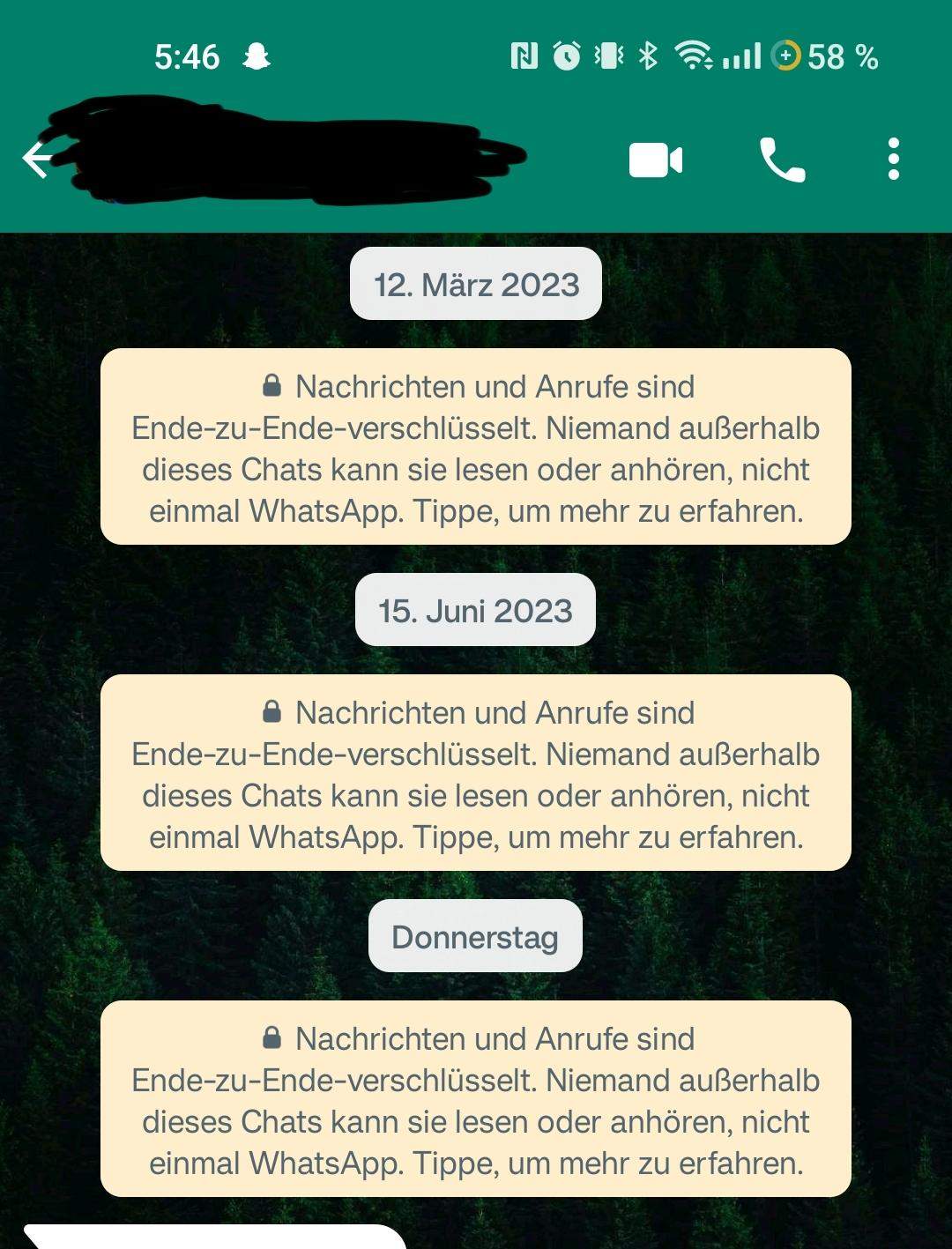WhatsApp EndeZuEndeVerschlüsselung ab Kontakt Einspeichern? (Android, Chat, Sicherheit)