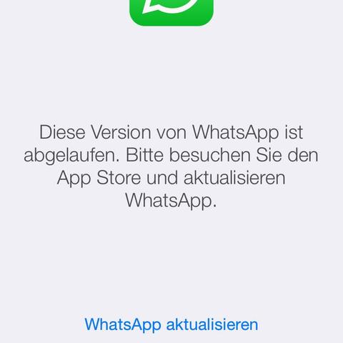 WhatsApp geöffnet - (iPhone, WhatsApp)