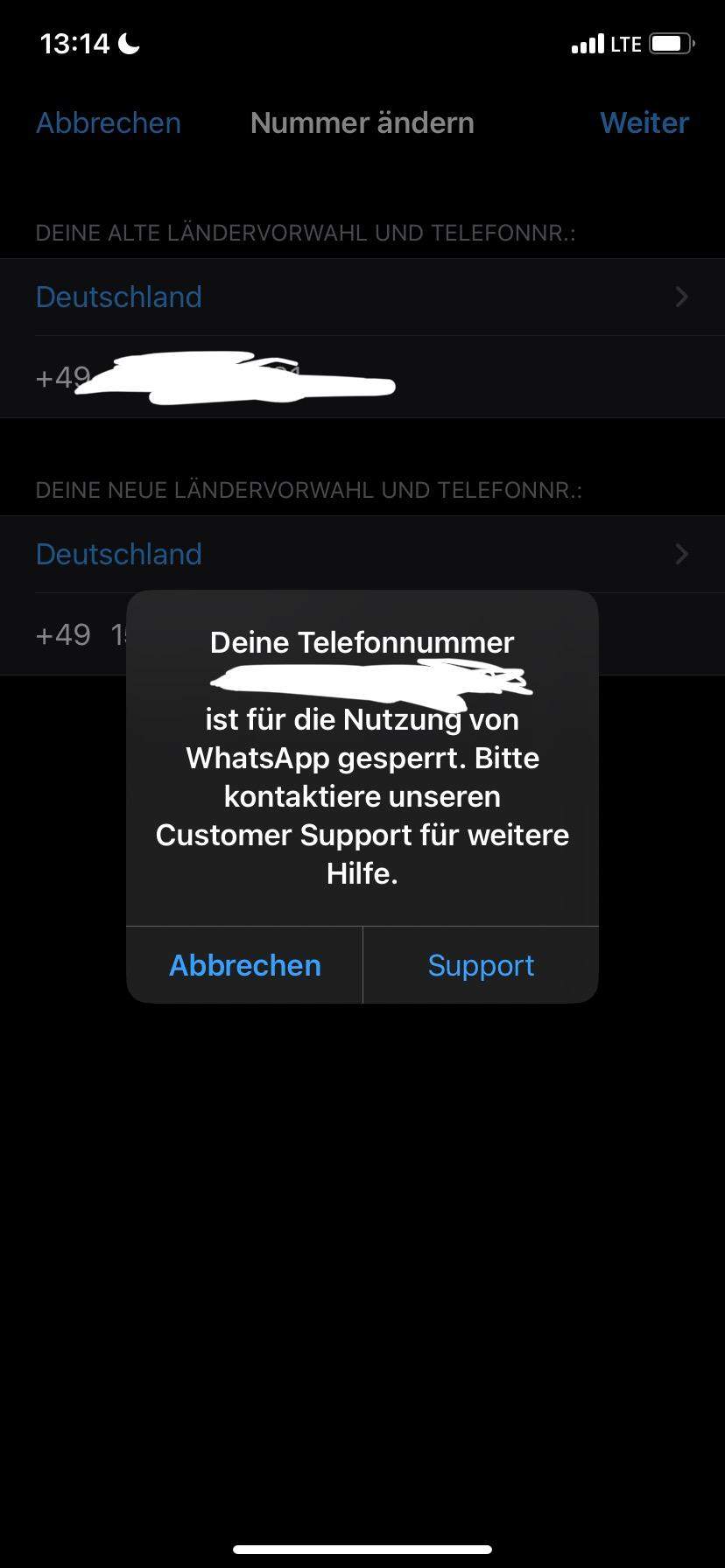 WhatsApp kommt ständig mit dieser Antwort. Was tun? (App, Account)