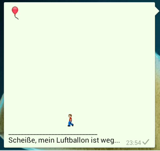 Luftballon - (Smartphone, Bilder, WhatsApp)
