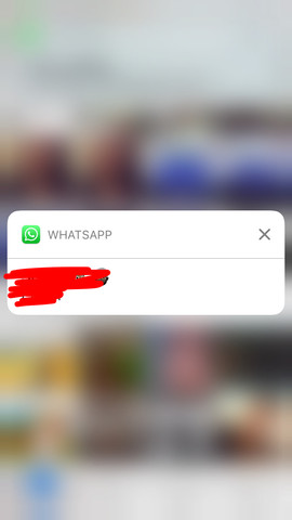 Push Nachricht welche immer kommt - (iPhone, WhatsApp, iPhone SE)