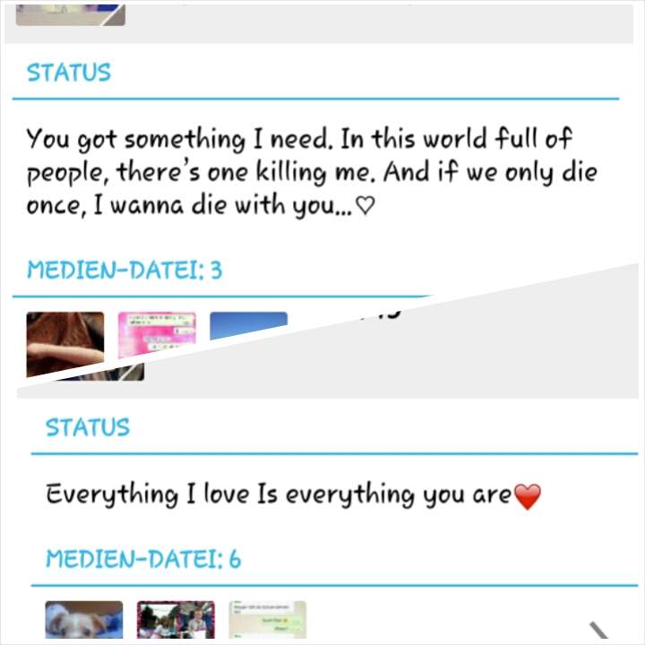 WhatsappStatus auf Englisch! mit kleiner bedingung (poetisch)