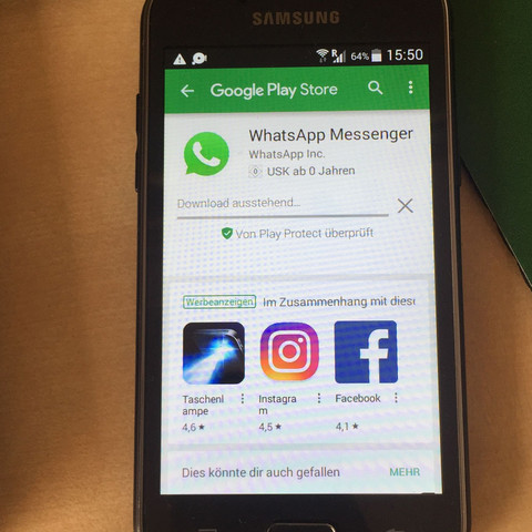 Whatsapp Update Auf Samsung Galaxy J1 Nicht Moglich Was Tun Handy Android