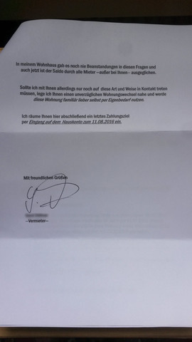 Widerspruch Gegen Nebenkostenabrechnung Was Kann Ich Bei Einer Solchen Antwort Tun Wohnung Mietrecht Wohnen